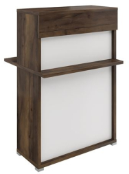 Ресепшн основание столешницей + надстройка (МТ15+МТ17) МТ61