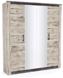Шкаф 4-х дверный Денвер