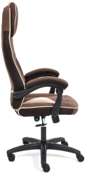 Кресло ARENA флок , коричневый/бежевый, 6/7