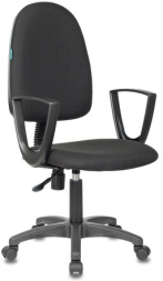 Кресло CH-1300N "Престиж+", с подлокотниками, ткань, черное, 1215475