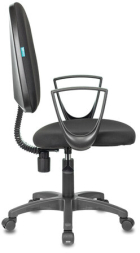 Кресло CH-1300N "Престиж+", с подлокотниками, ткань, черное, 1215475