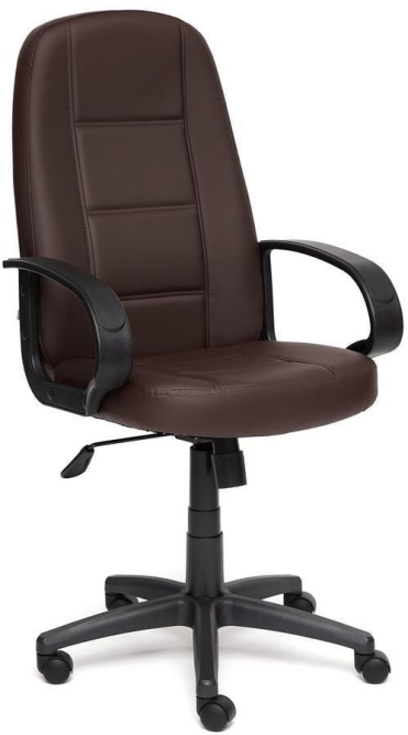 Кресло СН747 кож/зам, коричневый, 36-36