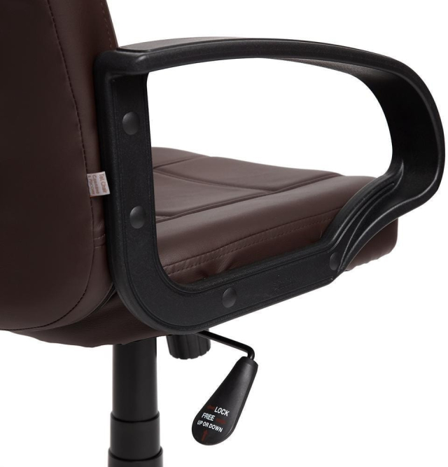 Кресло СН747 кож/зам, коричневый, 36-36