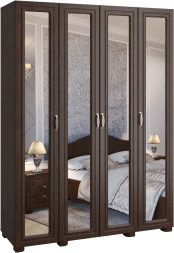 Шкаф «Монблан» МБ-25К с зеркалом венге