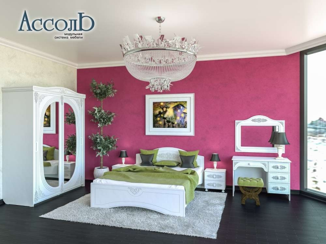 Гарнитур для спальни Ассоль комплект 4