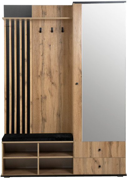 Шкаф для прихожей 51.22 Либерти (h = 20 мм) (с зеркалом)