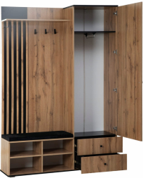 Шкаф для прихожей 51.22 Либерти (h = 20 мм) (с зеркалом)