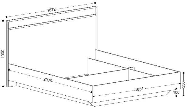 Кровать Николь 7.16