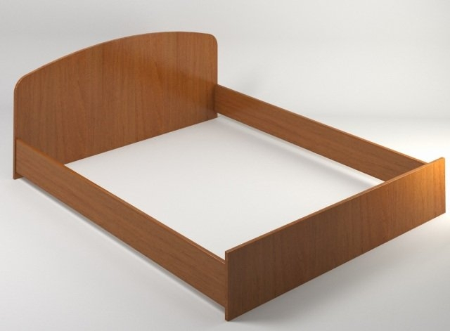 Кровать двуспальная ГМ01+ГМ05