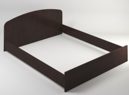 Кровать двуспальная ГМ01+ГМ05