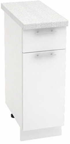 Шкаф нижний 1 ящик Кухня Валерия ШН1Я 300 (глянец)