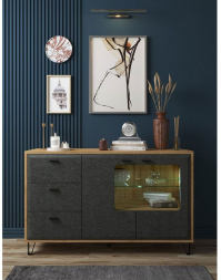 Тумба Грейс KOM2W3S с подсветкой