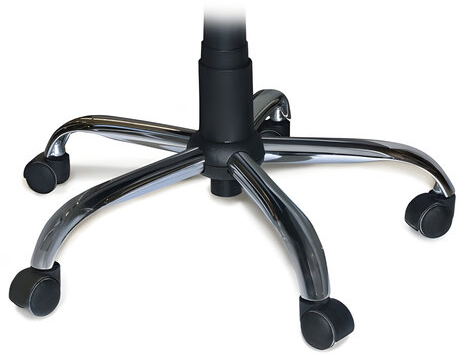 Кресло офисное BRABIX "Space EX-508", экокожа, хром, черное, 530860