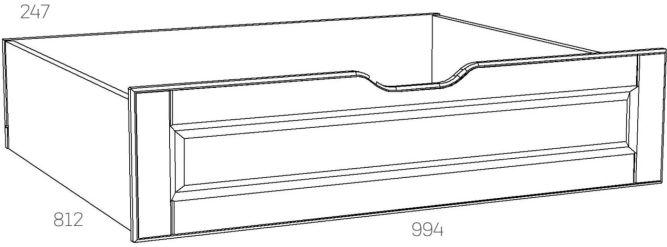 Кровать Оливия НМ 040.34 Х
