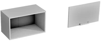 Верхний шкаф ВГ-600 (горизонт.) Орхидея