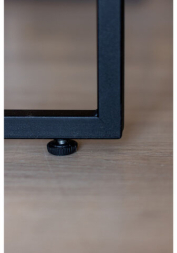 Стол BRABIX "SMART CD-019", 1180х600х770 мм, ЛОФТ, металл/ЛДСП бунратти, каркас черный, 641948