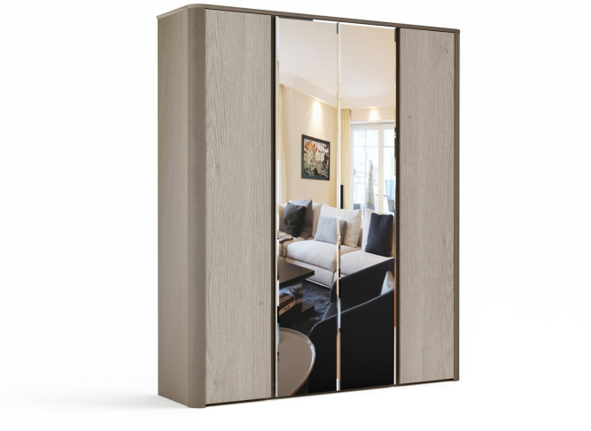 Шкаф 4-х дверный Лацио