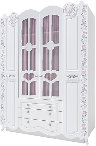 Шкаф 4-х ств. Розалия 24