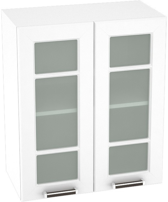 Шкаф верхний со стеклом с 2 створками ШВС600 Прага