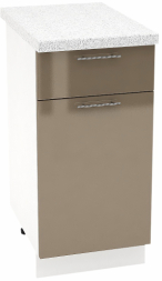 Шкаф нижний 1 ящик Кухня Валерия ШН1Я 400 (глянец)