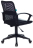 Кресло CH-590, с подлокотниками, сетка/экокожа, черное, 472003