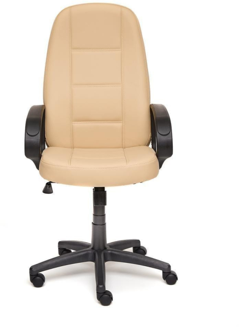 Кресло СН747 кож/зам, бежевый, 36-34