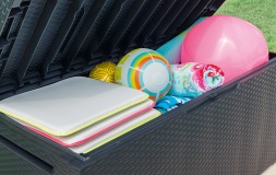 Сундук Ратан Капри (RATTAN STORAGE BOX CAPRI) 305л, графит