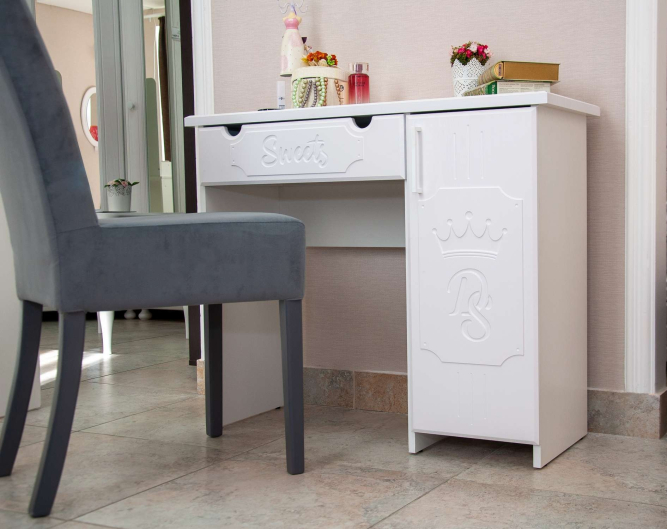 Туалетный столик ДримСтар ДС-2 белое дерево