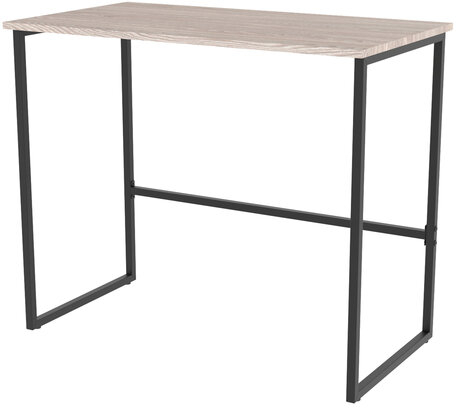 Стол BRABIX "SMART CD-020", 900х500х770 мм, ЛОФТ, металл/ЛДСП ясень шимо светлый, каркас черный, 641949