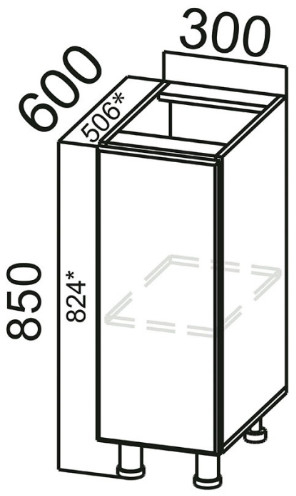 Стол-рабочий С300 Вектор
