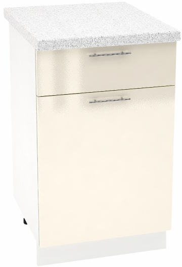 Шкаф нижний 1 ящик Кухня Валерия ШН1Я 500 (глянец)