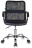 Кресло CH-590SL, с подлокотниками, хром, сетка/экокожа, черное, 479974