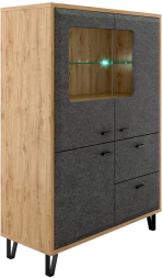 Тумба Грейс KOM2W1D2S с подсветкой