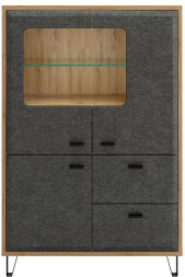 Тумба Грейс KOM2W1D2S с подсветкой