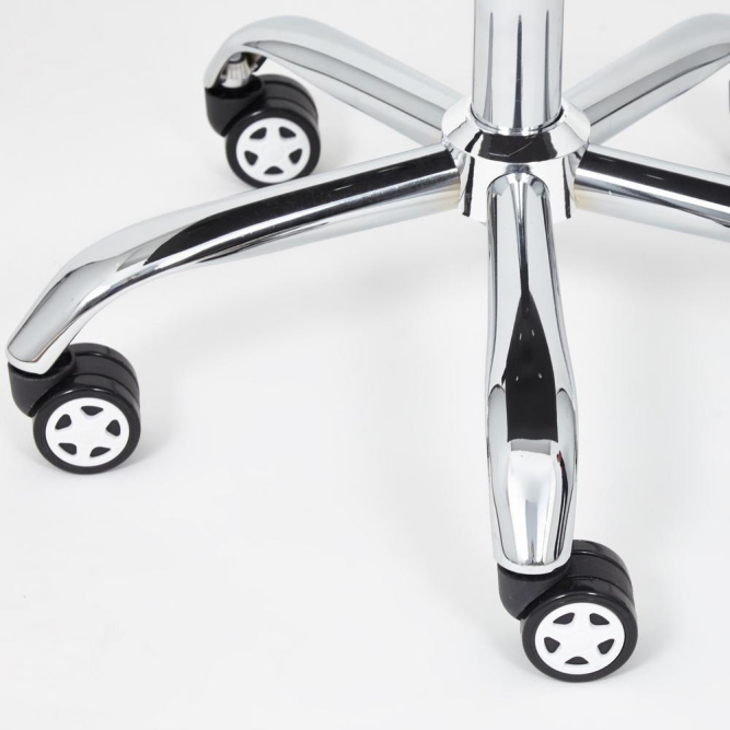 Кресло RIO экошерсть/кож/зам, серый/металлик, 1811-43/36