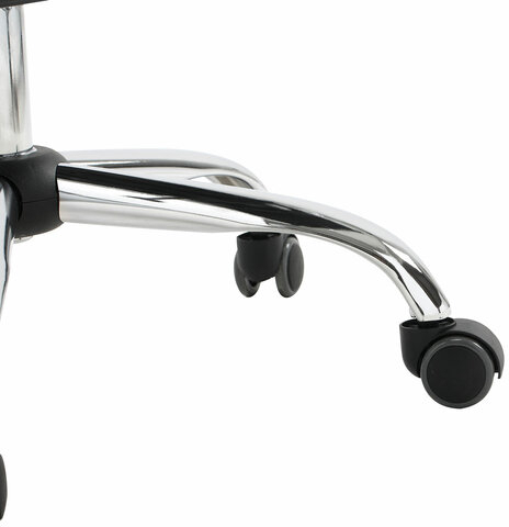 Кресло офисное BRABIX "Energy EX-509", экокожа, хром, черное, 530862