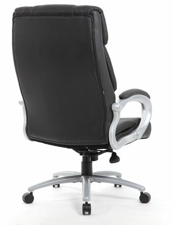 Кресло офисное BRABIX PREMIUM "Blocks HD-008", НАГРУЗКА до 200 кг, экокожа, черное, 531944