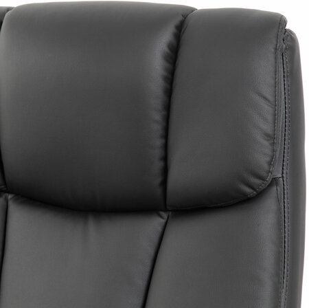 Кресло офисное BRABIX PREMIUM "Blocks HD-008", НАГРУЗКА до 200 кг, экокожа, черное, 531944