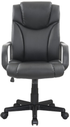 Кресло офисное BRABIX "Relax MS-001", 4 массажных модуля, экокожа, черное, 532519