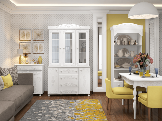 Гарнитур для гостиной Ассоль комплект 11