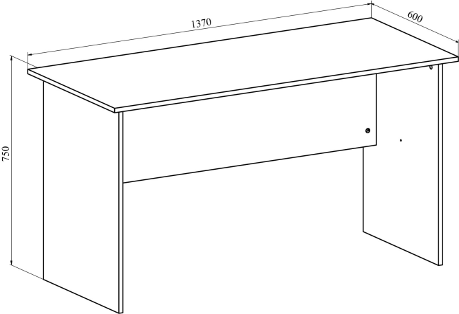 Стол с тумбой ОФ-113K+ОФ-22