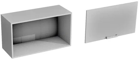 Верхний шкаф ВГ-800 (горизонт.) Магнолия