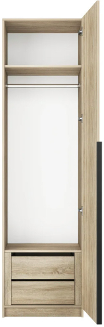 Шкаф Локер (Распашной) Белый снег