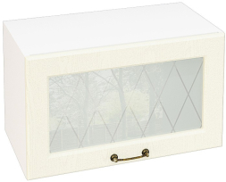 Шкаф верхний горизонтальный со стеклом с 1 створкой Кухня Ницца ШВГС 600