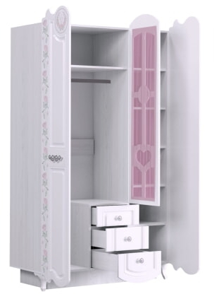 Шкаф 3-х створчатый Розалия 25