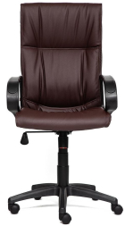 Кресло DAVOS кож/зам, коричневый, 36-36