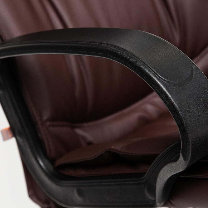 Кресло DAVOS кож/зам, коричневый, 36-36