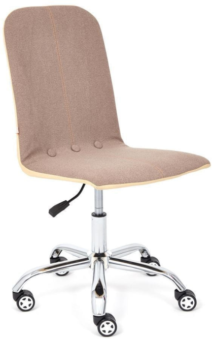 Кресло RIO экошерсть/кож/зам, коричневый/бежевый, 1811-5/36-34