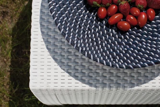 Комплект садовой мебели из ротанга Корфу Уикенд (Corfu Weekend) белый