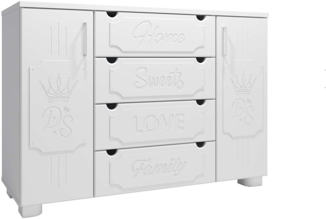 Комод ДримСтар ДС-13 белое дерево